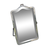 Beveled barber mirror