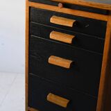 1960s desk with black details