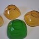 Set of 4 coloured glass bowls / ramekins from Duralex in very good condition.