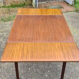 Vintage teak extendable dining table