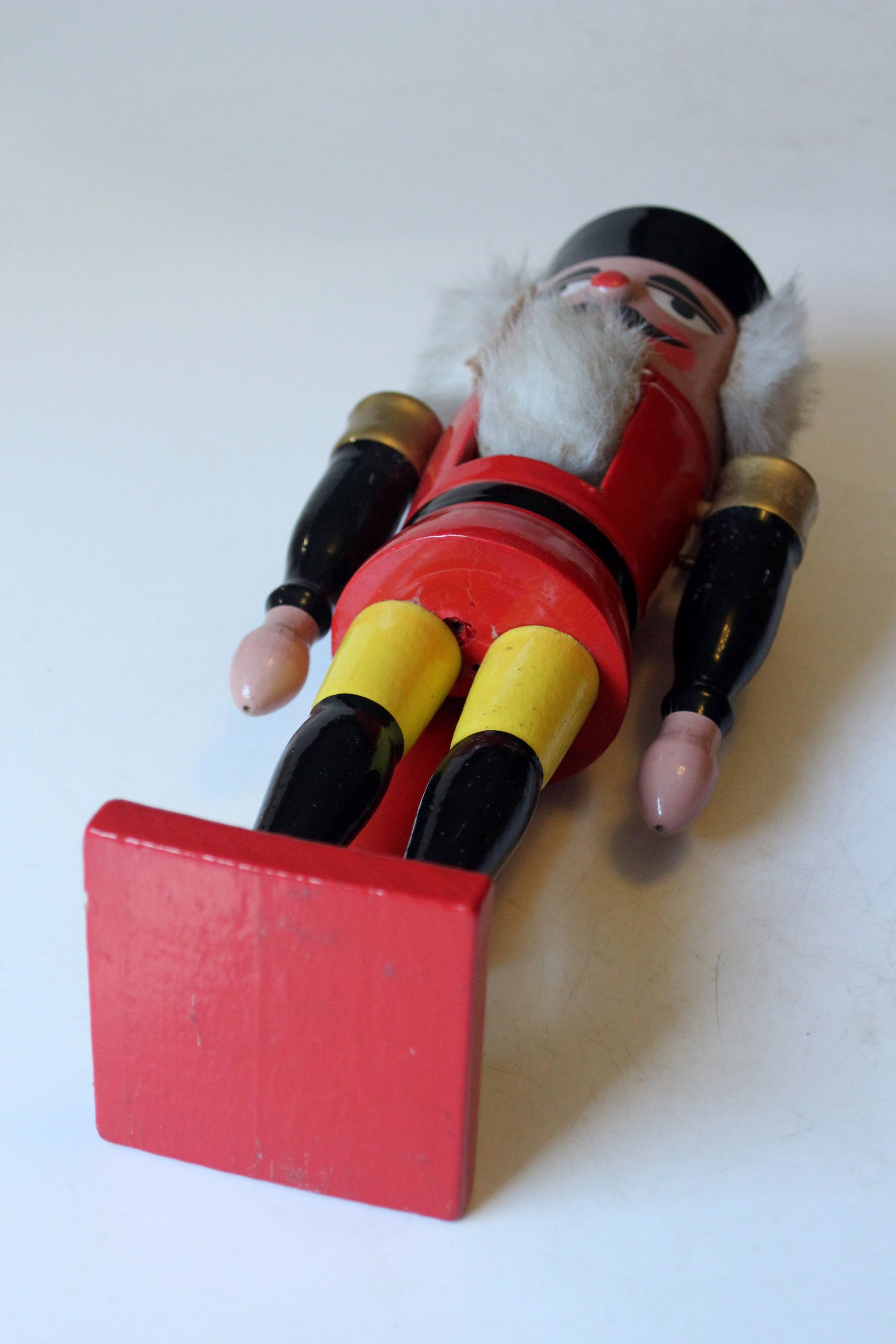 Wooden nutcracker, vintage from the 1970s