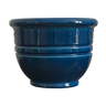 Cache-pot bleu en céramique