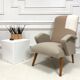 Restored Scandinavian vintage armchair