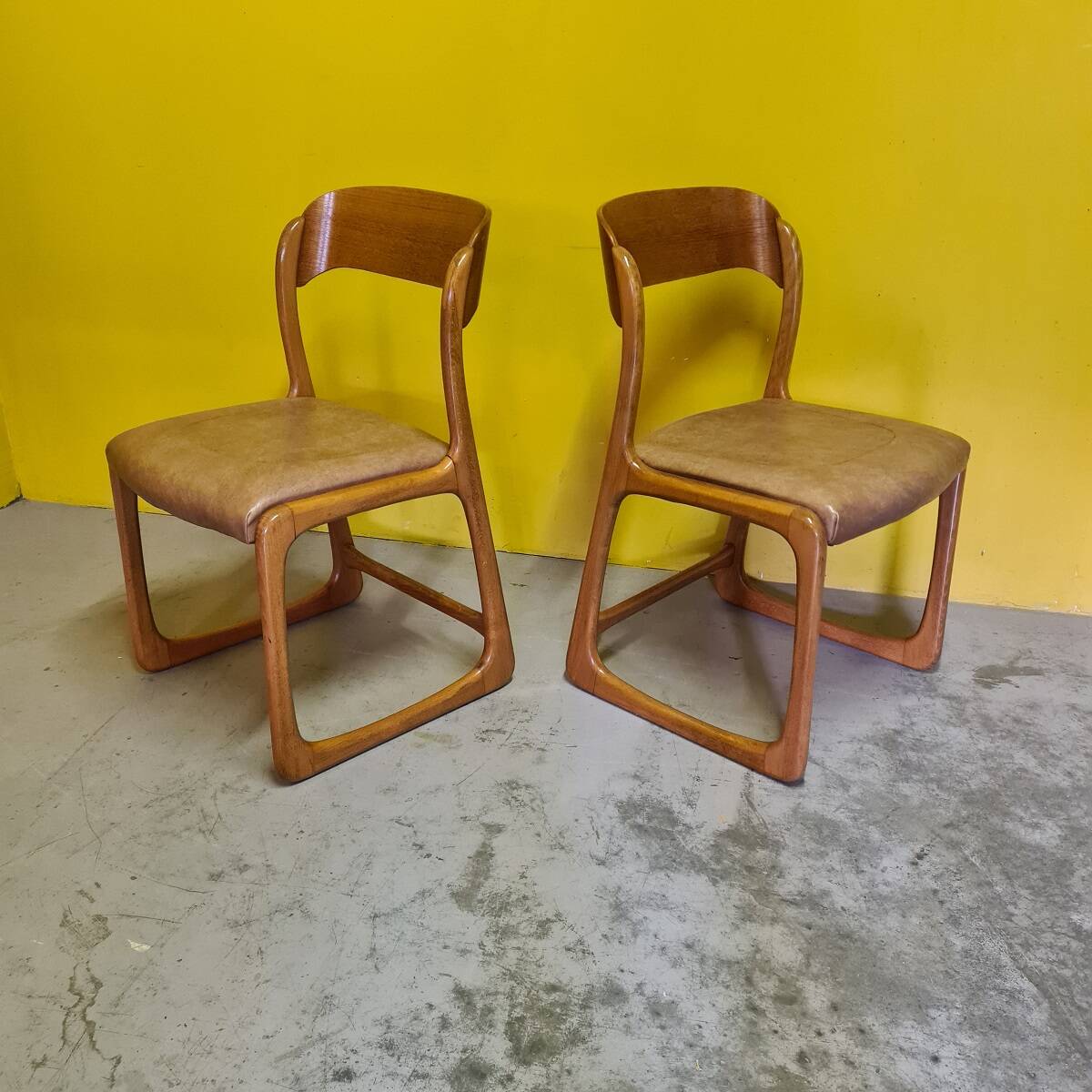 Set Of Original Emile & Walter Baumann Dining Room Chairs, 1960s
