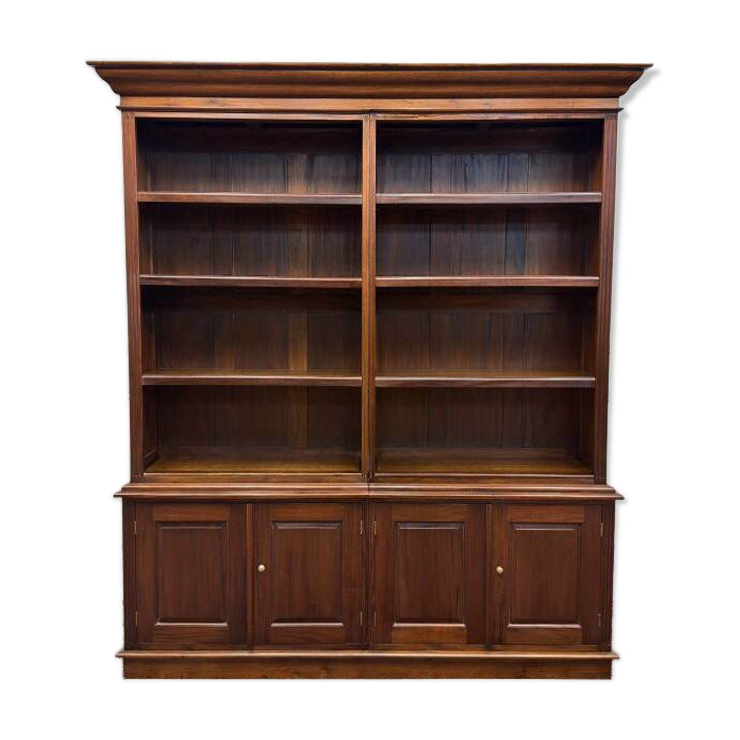 Classic English Semi Open Bookcase