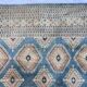 Tapis oriental fait main xxeme fond bleu 307 cm x 222 cm