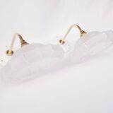 Art Deco swan neck wall lights