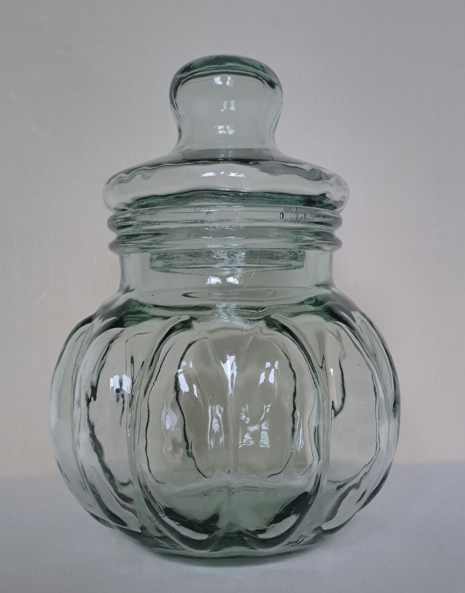 Vintage pumpkin sweet jar