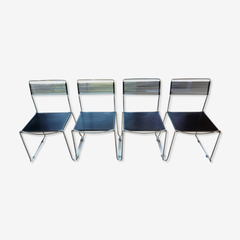 Set of 4 chairs by Giandomenico Belotti for Alias