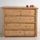 Pine commode stripped – Central Europe, around 1920