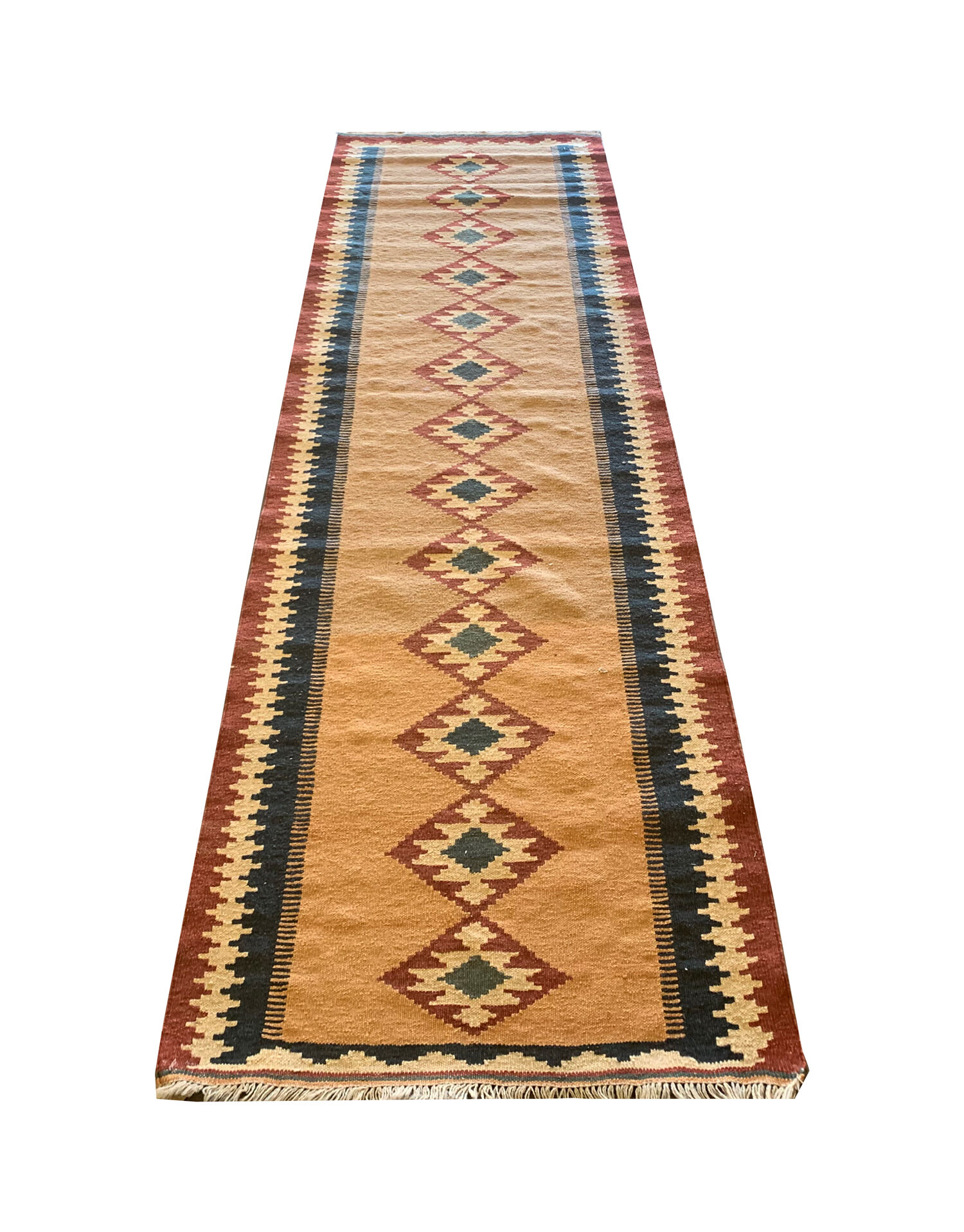 Traditional handmade persian kilim runner rug - 80x285cm