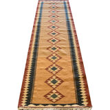 Traditional handmade persian kilim runner rug - 80x285cm