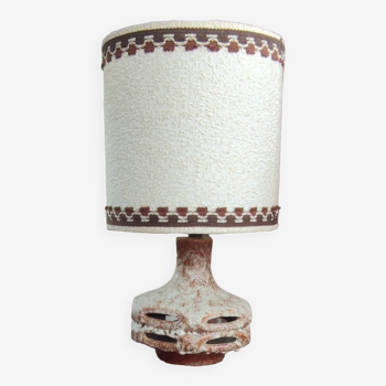 Lampe à poser céramique vintage stein keramik west germany/années 1960