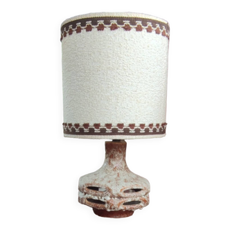 Vintage stein keramik west germany ceramic table lamp/1960s