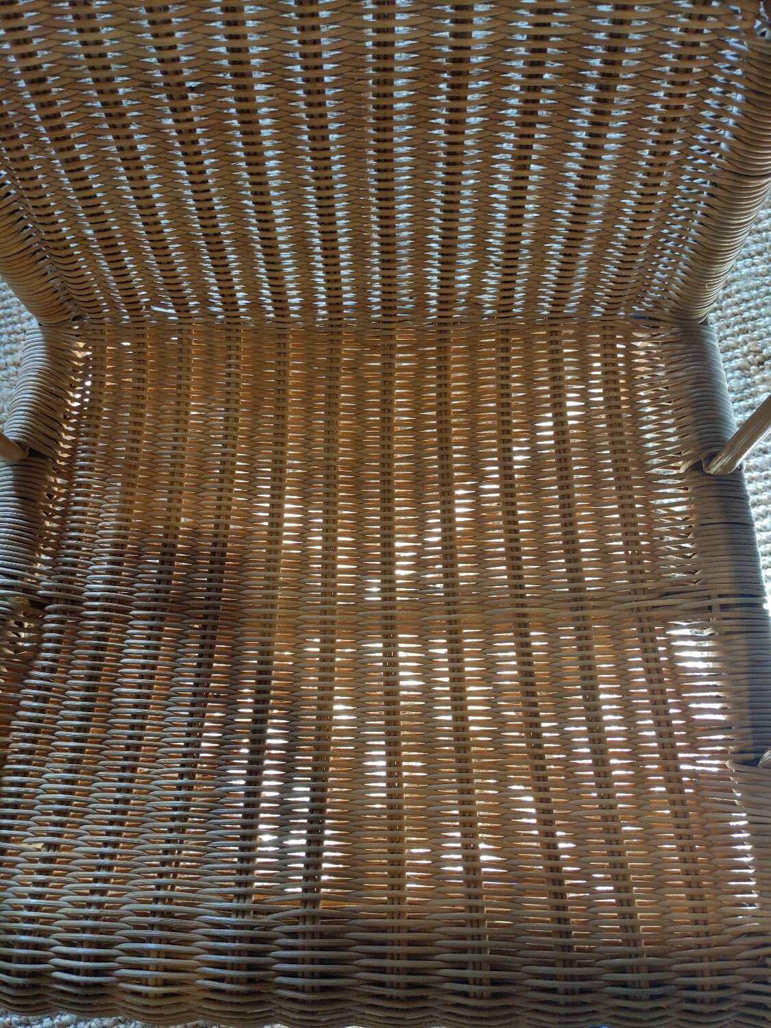 Wicker armchair