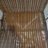 Wicker armchair