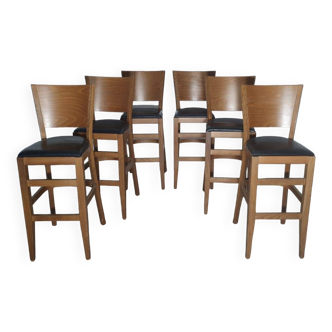 Tabourets de bar de Ton, années 1980