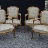 Salon style louis XV gold wooden