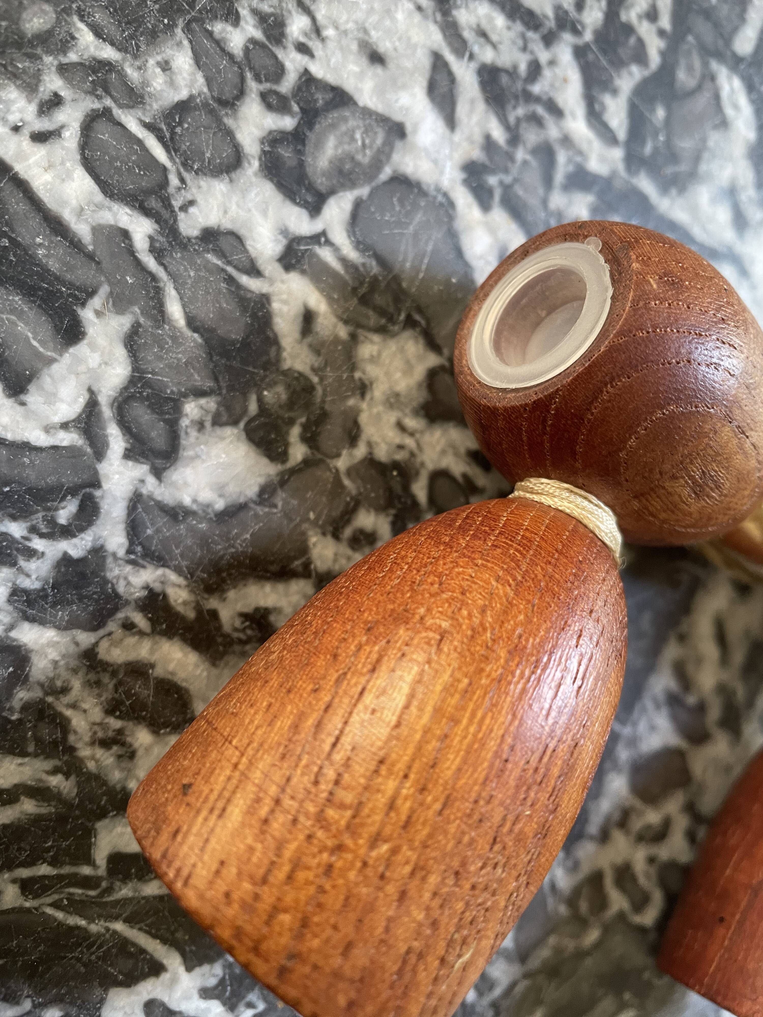 Scandinavian saliere & pepper duo