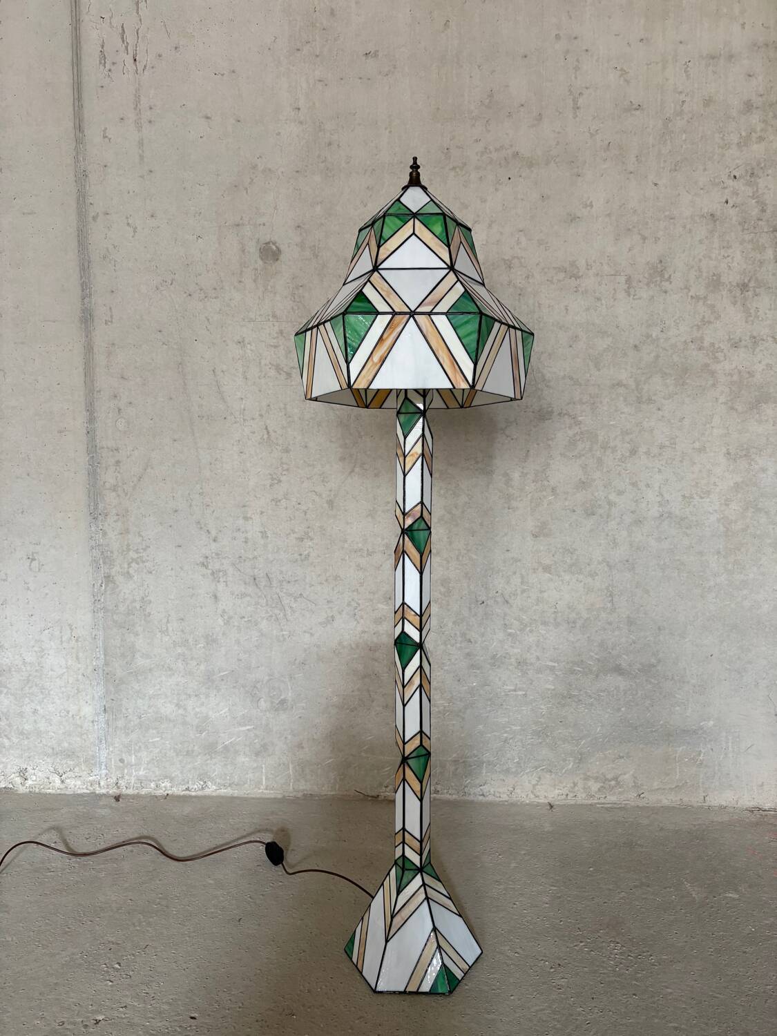 Vintage floor lamp from the 1950s.