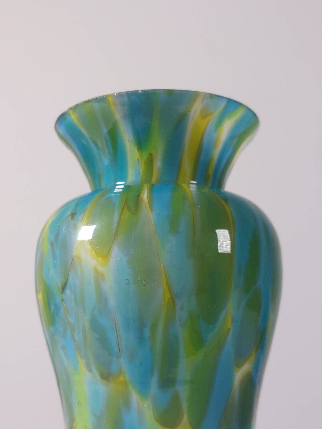 Small vintage Murano glass vase from the 1950s.