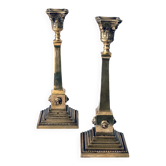 Victorian style candlestick set