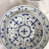 Breakfast coquetiers and porcelain plates