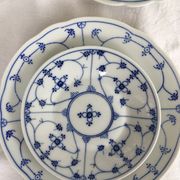 Breakfast coquetiers and porcelain plates