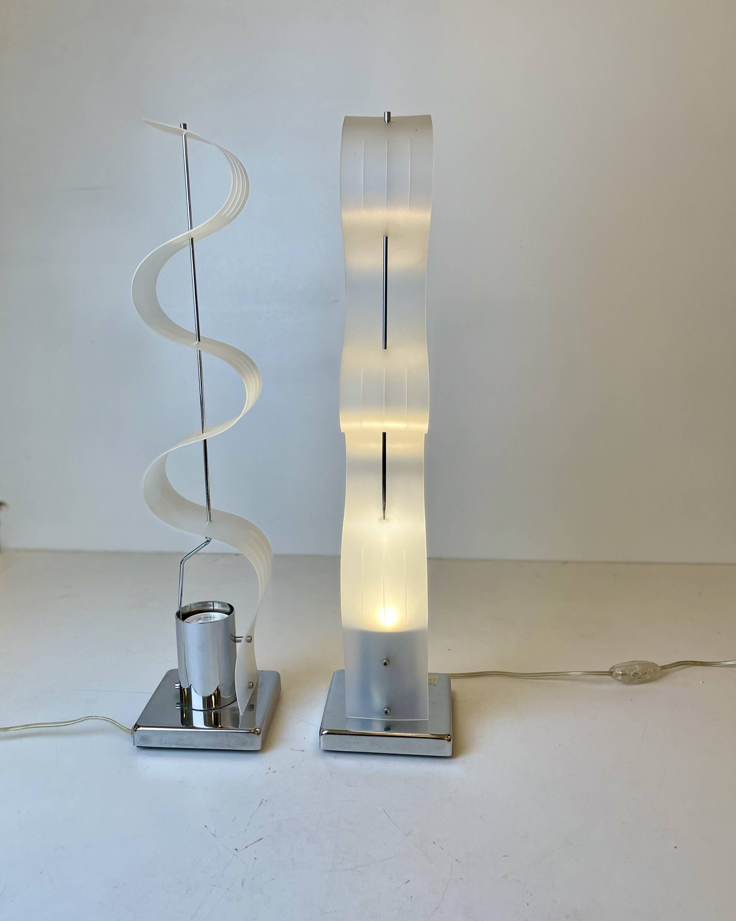 Pair of Late Modernist Table Lamps, 1990s~2000s