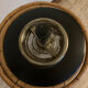 Cendrier sur pied en rotin vintage