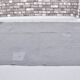 Vintage Anatolian hemp rug in grey, reference 3675