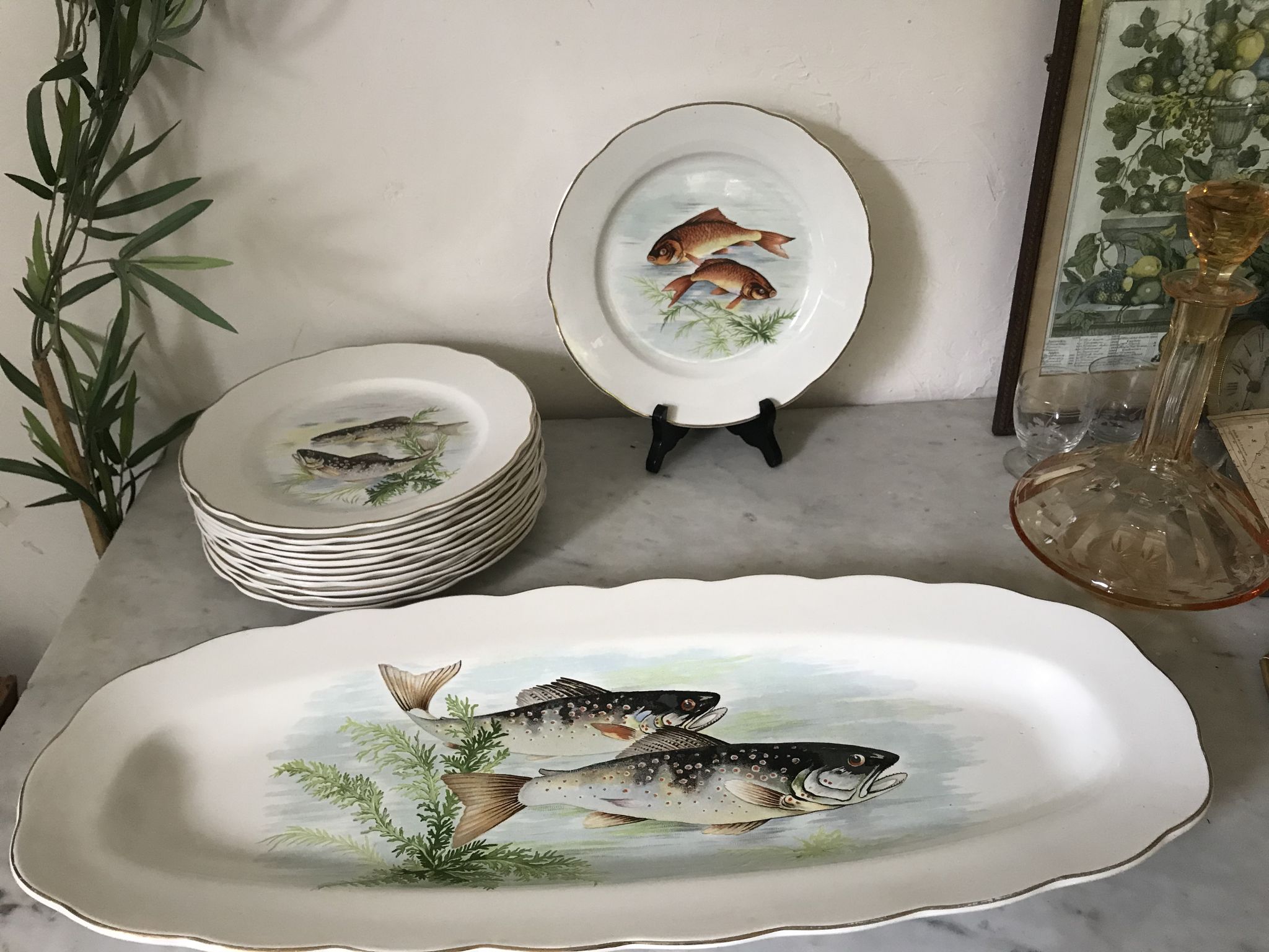 Digoin & Sarreguemines dish