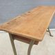 Double desk of schoolboy wood metal vintage curved base