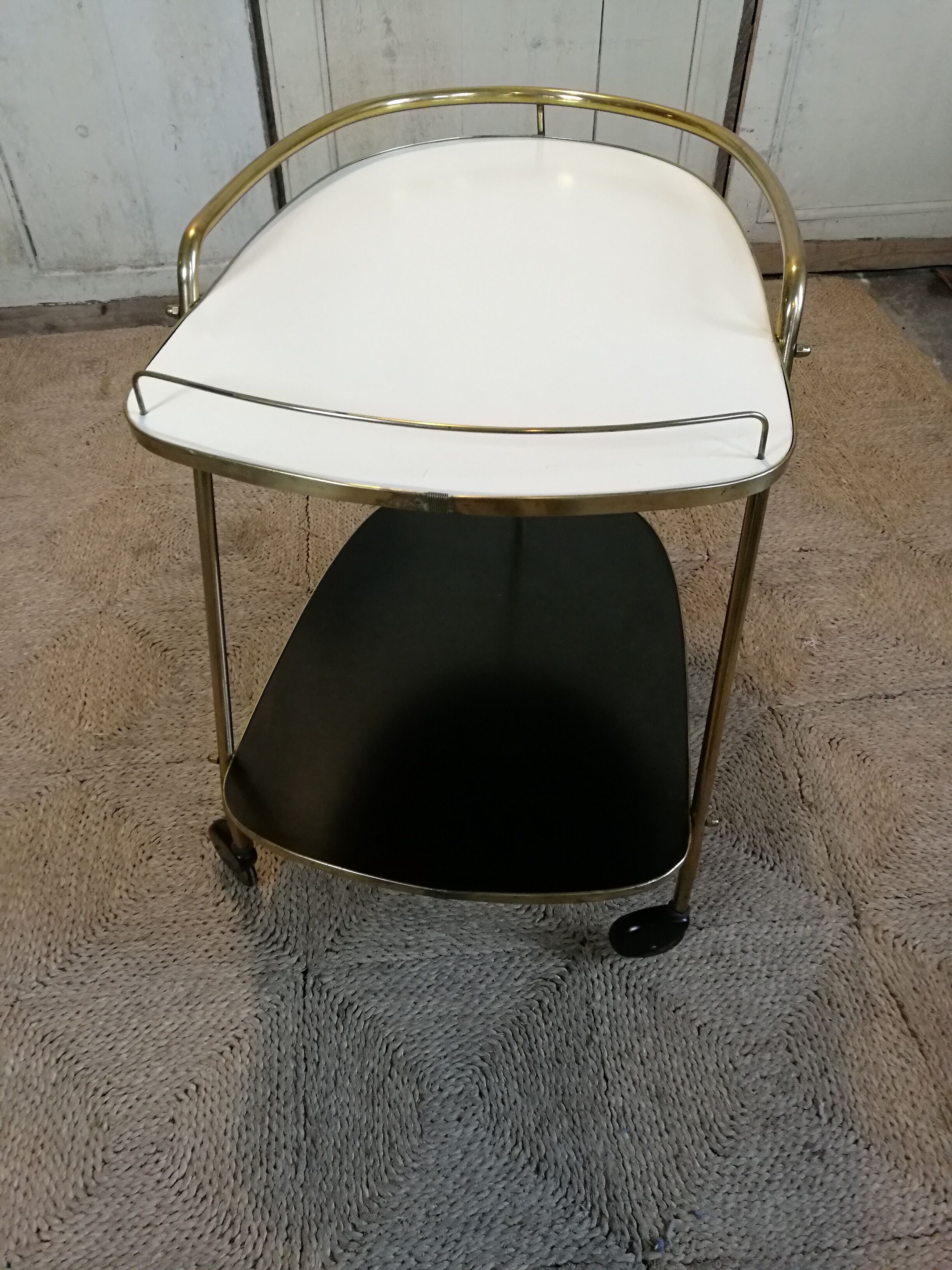 Brass and formica dessert