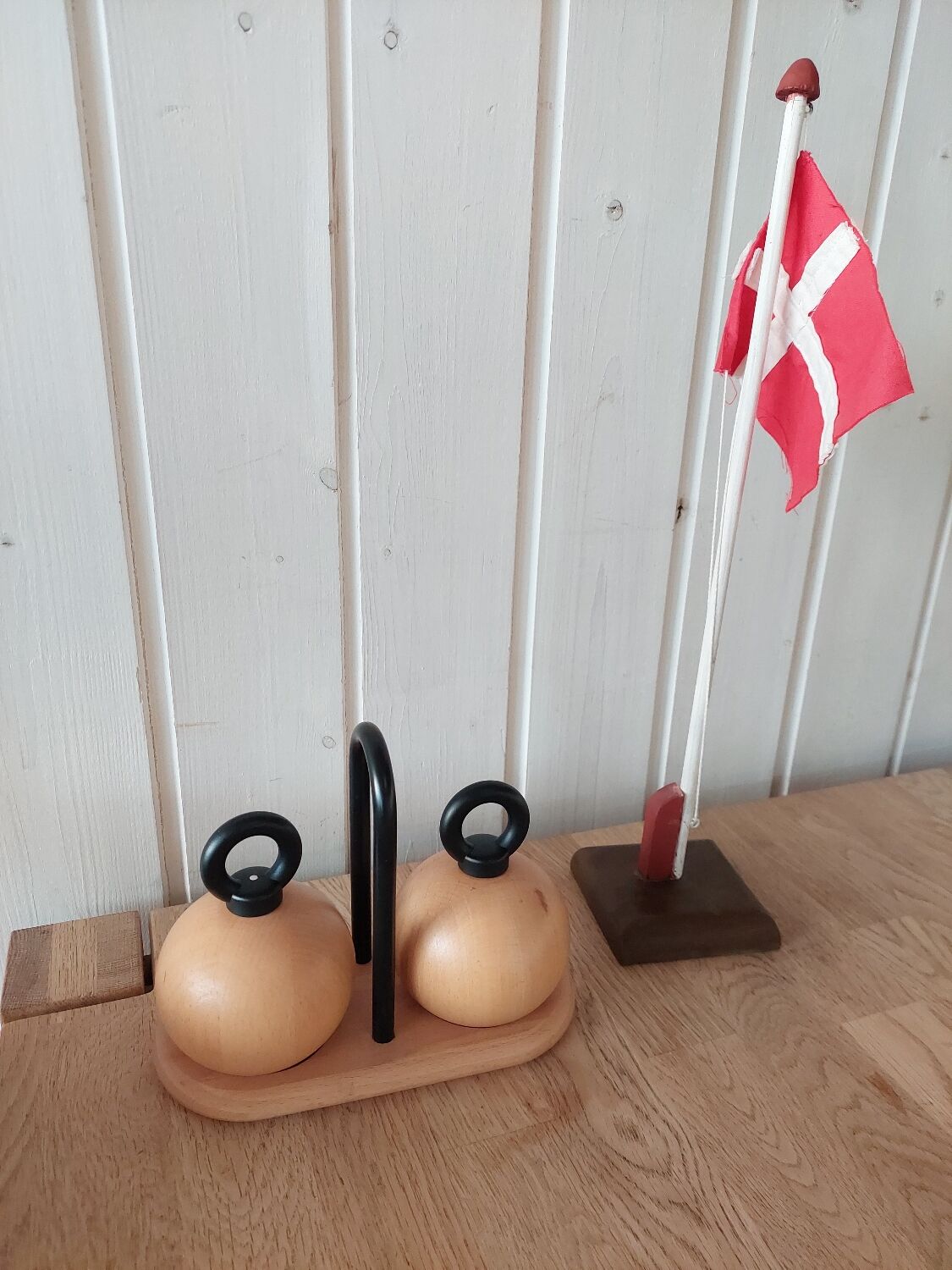 Ensemble blanc - Ensemble De Hochets En Bois Et Chaîne Pour Tétine De