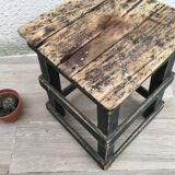 Former green workshop stool