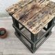Former green workshop stool