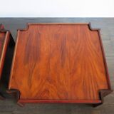 Italian rosewood coffe tables Zelda model design Sergio Asti for Poltronova, 1962