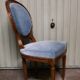 Chaise medaillon de style Louis XVI