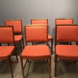Un ensemble de six chaises danoises
