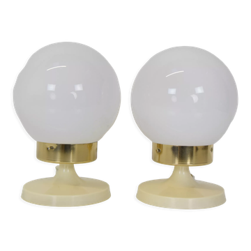 Pair of mid-century Table or Wall Lamps by Instala Děčín,1970's.