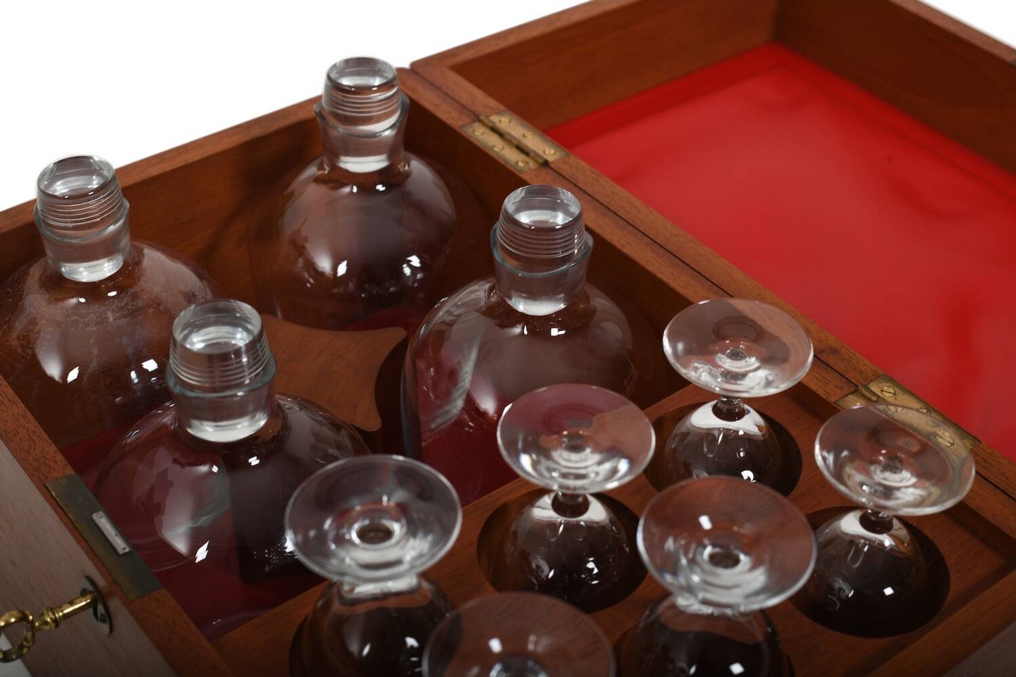 Boîte à liqueur de Søren Willadsen et Holmegaard, années 1960
