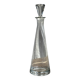 Conical glass carafe with stopper H32.5