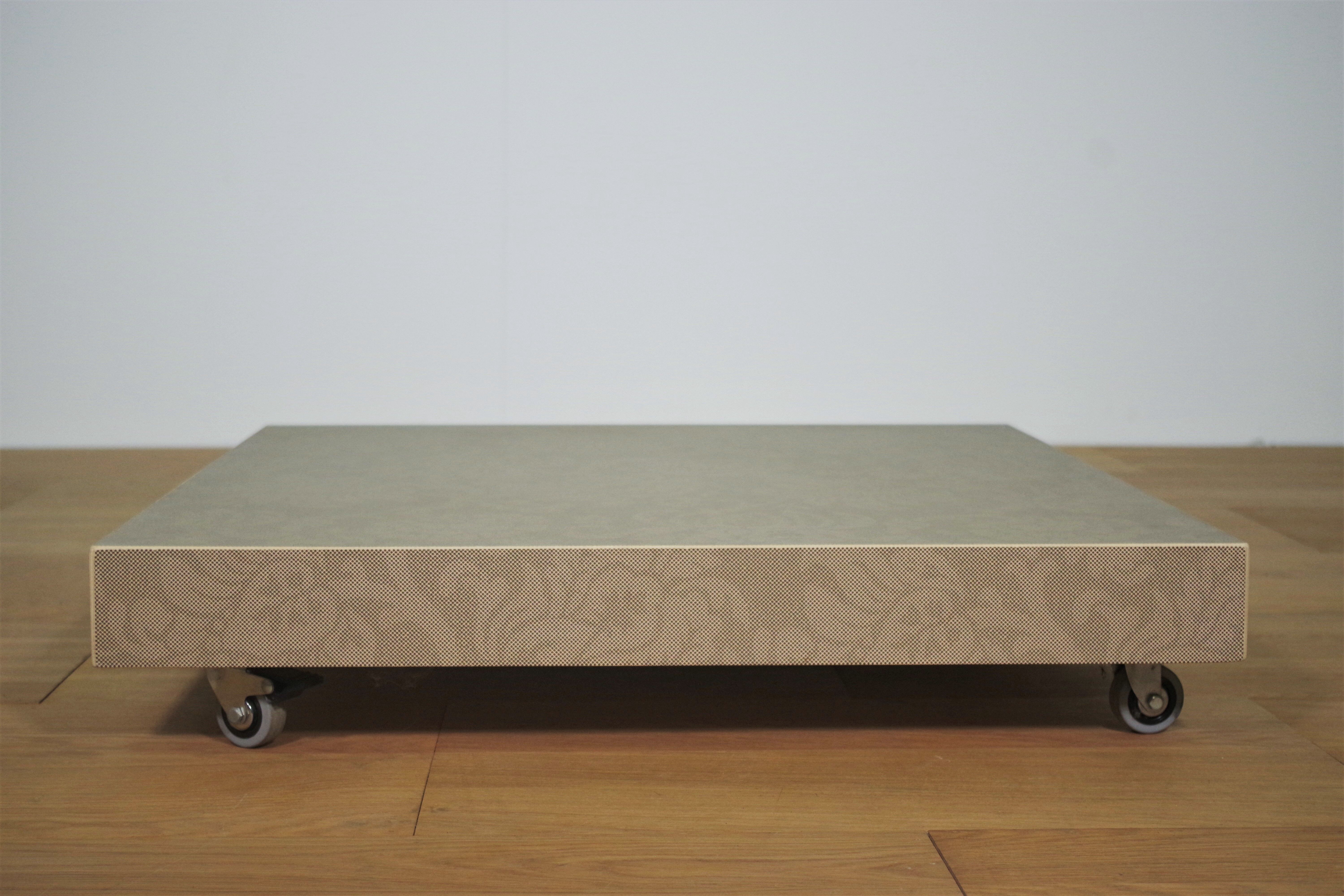 Ceramic and glass coffee table, 2000