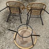 Rattan living room