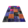 Distressed vintage turkish patchwork rug 251x170 cm wool large