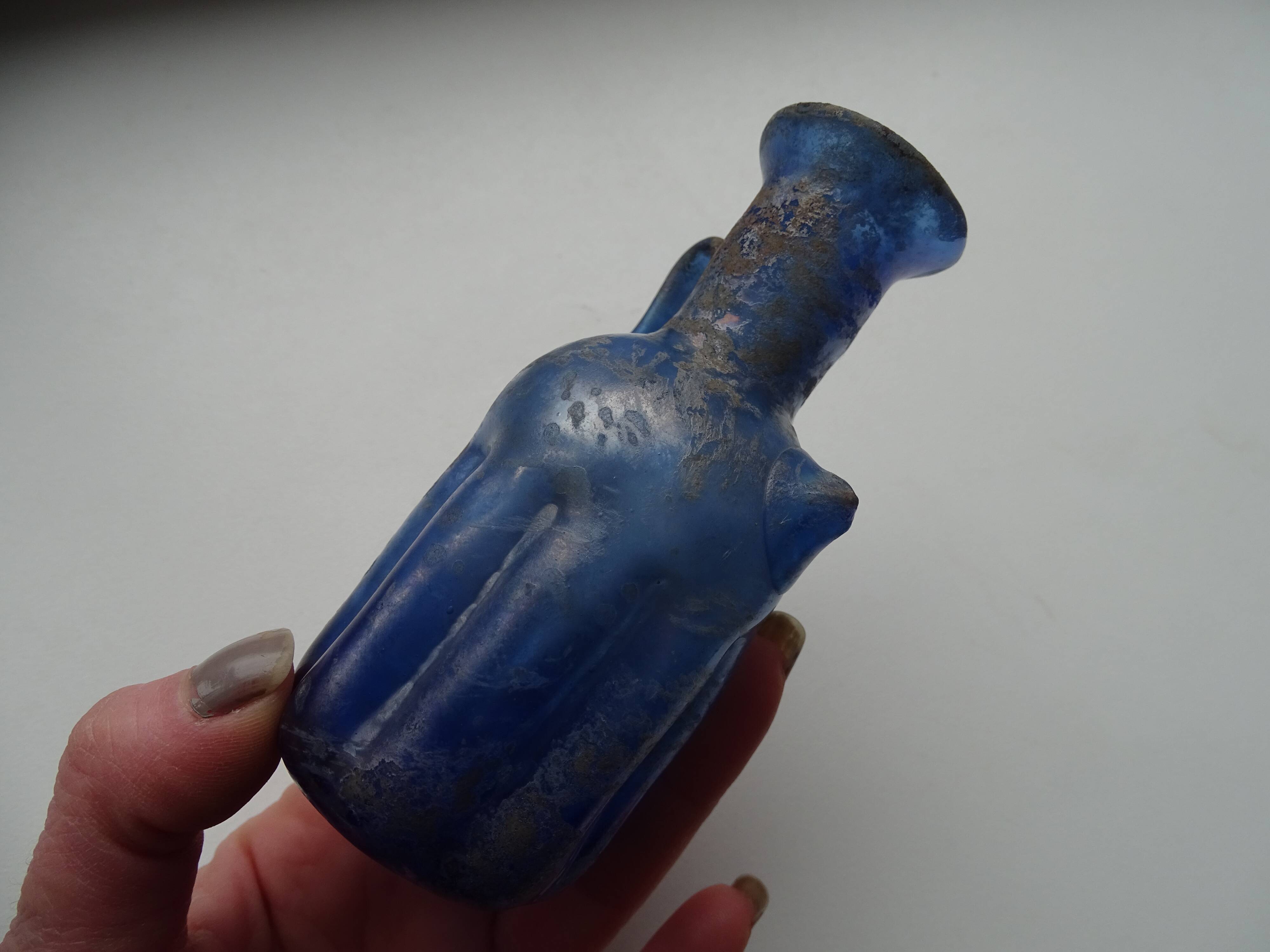 Vase Scavo Seguso Vetri d'Arte iridescent glass Murano 1950