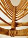 Rattan magazine rack