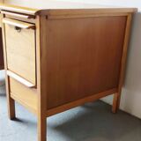 Scandinavian light oak desk