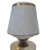 pair of art eco / onyx and Murano glass bedside tables